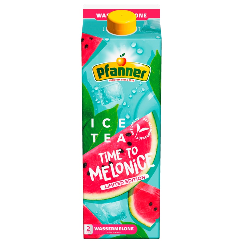 Pfanner Ice Tea Time to Melonice Wassermelone 2l